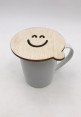 Emoji Big Smiley Wood Coaster (117W0023) - Emoji Big Smiley Wood Coaster (117W0023)