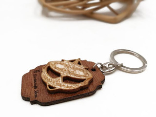  Wooden Keychain Malaysia - Wau