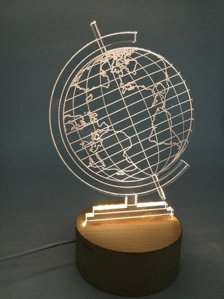  EG17001 2D Globe LED Plaque 