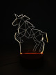 EG17001 2D Unicorn LED Plaque - EG17001 2D Unicorn LED Plaque