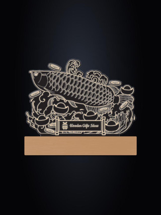 TPA923008-04(EG17013-LW-PC17013) Arowana LED Plaque