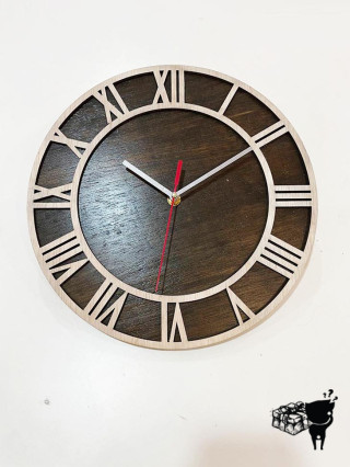 Wooden Vintage Wall Clock
