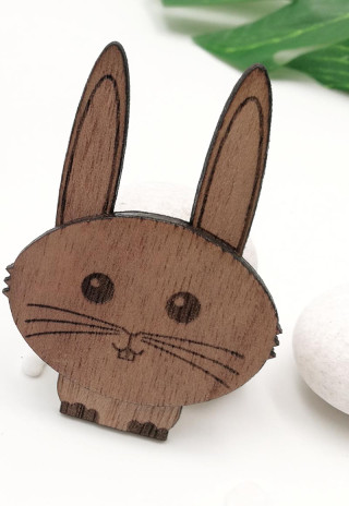 Mascot Wooden Magnet