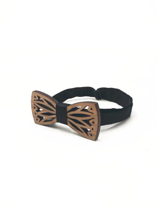Malaysia Motif Wooden Bow Tie 