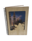 KLCC Petronas Twin Tower A5 Wooden Notebook KLCC Petronas Twin Tower A5 Wooden Notebook