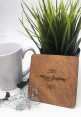 Festive Wood Coaster - Festive Wood Coaster