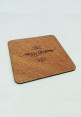 Festive Wood Coaster - Festive Wood Coaster