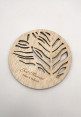 Wedding Door Gift Wood Coaster - Wedding Door Gift Wood Coaster
