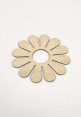 Flower Wood Coaster (119W0019) - Flower Wood Coaster (119W0019)