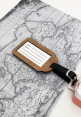 Wooden Luggage Bag Tag  - Wooden Luggage Bag Tag 