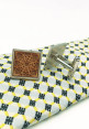 Square Silver Cufflink - Square Silver Cufflink