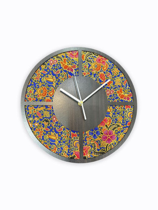 CKW923010 Wooden Batik Wall Clock 31cm