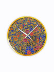 CKW923008 Wooden Batik Wall Clock 31cm