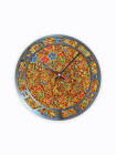 CKW923009 Wooden Batik Wall Clock 32cm