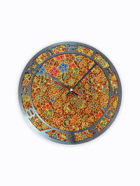 CKW923009 Wooden Batik Wall Clock 32cm