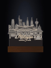 TPA923003-02(EG17013-DW-PC17013) Malaysia Kampung House LED Plaque TPA923003-02(EG17013-DW-PC17013) Malaysia Kampung House LED Plaque