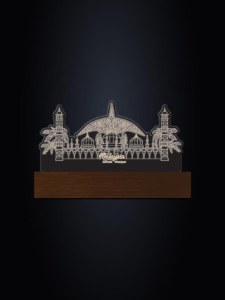 TPA923006-02(EG17013-DW-PC17014) Wau Puyuh Malaysia Jamek House LED Plaque