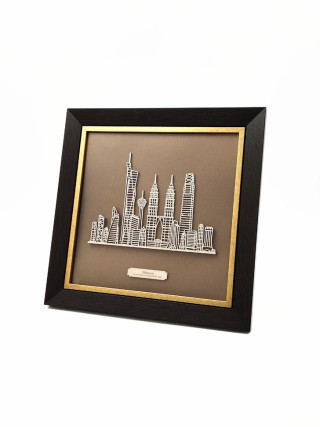 Malaysia Skyline Premium Frame Art