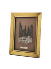 Malaysia Batik Motif Car Premium Frame Art