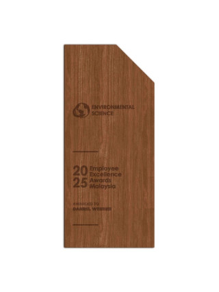 TPW923010-01 Wooden Trophy Laser Engraving