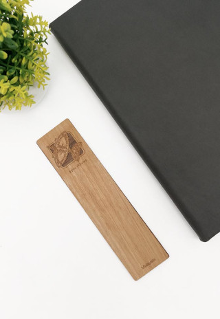 Wau Kuching Wooden Bookmark