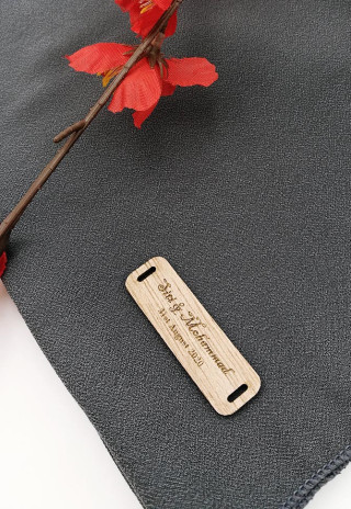 Wooden Tag Rectangle Shape