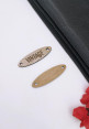 Wooden Tag Oval Shape - Wooden Tag Oval Shape