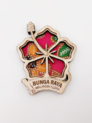 Bunga Raya Malaysia Magnet