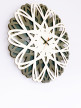 Spiral Flower Wooden Wall Clock  - Spiral Flower Wooden Wall Clock 