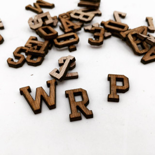 Wooden Alphabet Letters