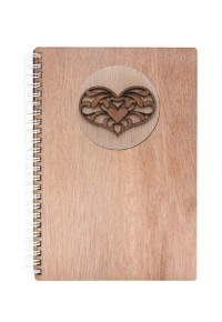 Valentine Wooden Notebook