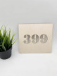 Wooden House Number Signs  - Wooden House Number Signs