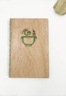 Personalised Wooden Notebook Malaysia
